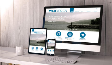 Modernes Webdesign